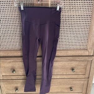 Lululemon Purple High-Waisted Leggings